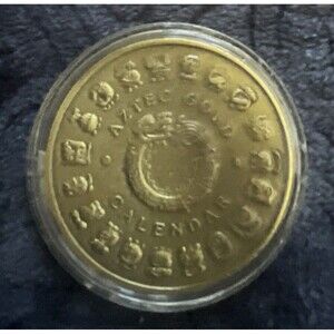 Mayan Aztec Calendar Art Prophecy Culture Challenge Coin Lucky